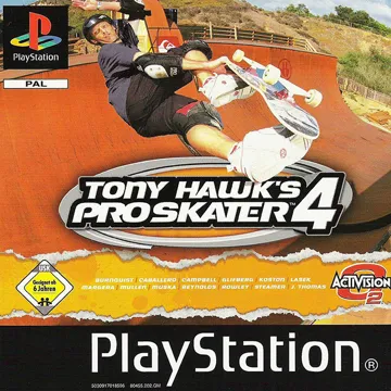 Tony Hawk Pro Skater 4 (US) box cover front